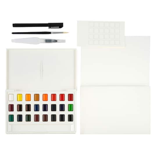 6 Pack: Watercolor Paint Starter Set by Artist&#x27;s Loft&#x2122;